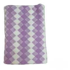 Microfiber Soft Plain Bath Towel 400 Gsm | Soft Towel For Bath Mens & Women | Absorbent Super Soft & Comfortable Quick Drying Bathing Towel (Purple)