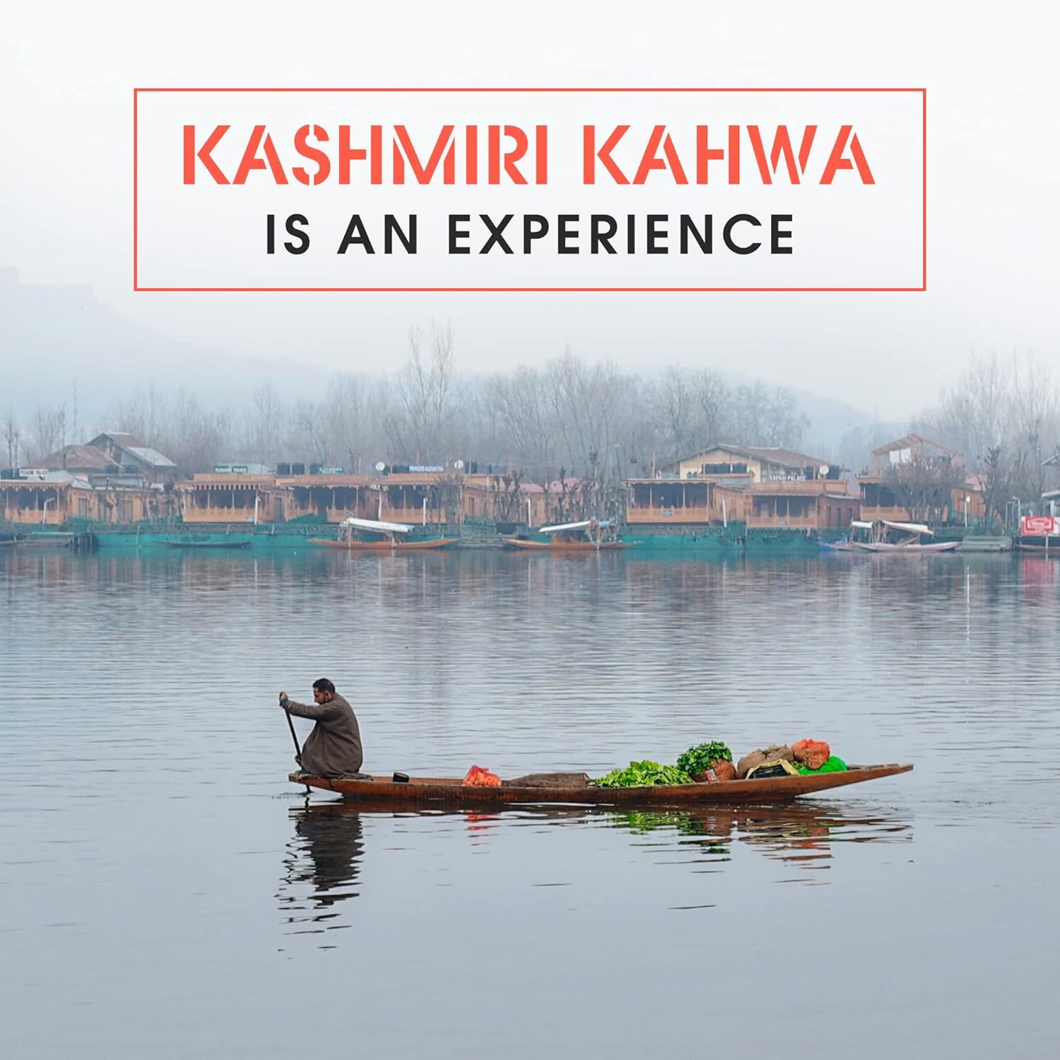 Teabox Fresh Kashmiri Kahwa Saffron (Kesar) Green Tea - 25 Pyramid Tea Bags | Green Tea Hand Blended With Natural Saffron, Almond, Cardamom & Cloves - 100% Natural Ingredients