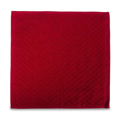 Divine Overseas Cotton Terry Face Towels 1600 Gsm | Soft & High Absorbent (Red) - Pack Of 12