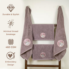 Akiko Home Prima Dream 100% Cotton 2 Bath & 2 Hand Towel 1400 Gsm | Soft, Absorbent & Durable, Cotton Bath & Hand Towel | Pack Of 4 (Bluegrn)