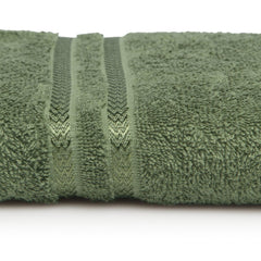 Welspun 100% Cotton Quik Dry Bath Towel 380 Gsm | High Absorbency Super Soft, Fast Drying Bath Towels | Large Size Bath Towel For Men & Women (Light Green)