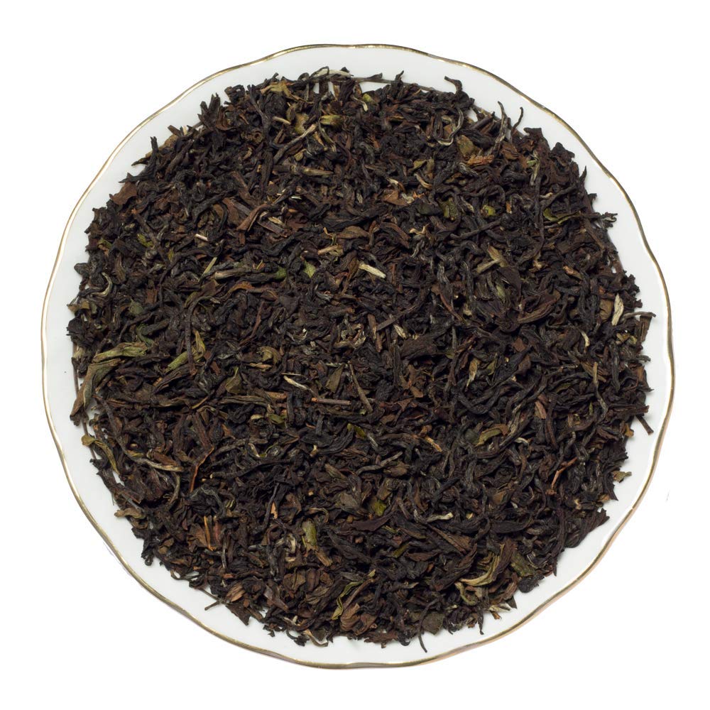 Navvayd Lopchu Golden Orange Pekoe Darjeeling Tea - 100gm, 3.5 Ounce, 50 Cups | Loose Leaf Tea With Real Musk Flavor & Smoky Taste - Low Caffeine Assam Black Tea