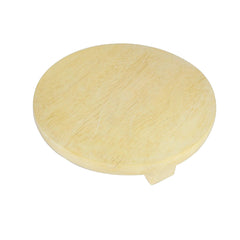 Yellow Wooden Chakla Or Roti Maker Or Rolling Board Or Polpat - 9 Inch | Made In India & Handmade