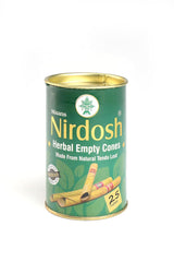 Herbal Empty Smoking Cones - Made From Natural Tendu Leaf, 25 Cones Pack | Organic Pre Rolled Cones
