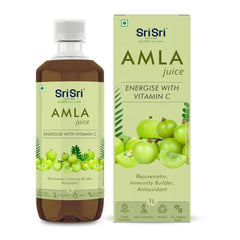Sri Sri Tattva Shuddhta Ka Naam, Amla Juice Herbal & Pure Rich In Vitamin C, Naturally Boosts Immunity | 1 Litre 2.2lbs