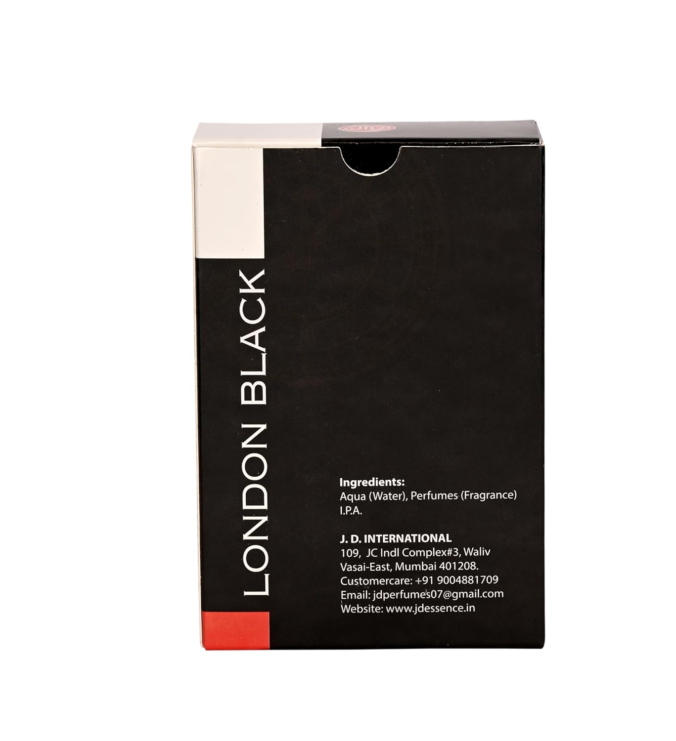 JD International London Black Unisex Perfume - Pack Of 2 X 30ml, 1.02 Fl.oz. Each | Long - Lasting Fragrance For Unparalleled Elegance & Style | Premium Apparel Scent With Timeless Appeal