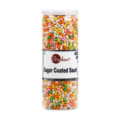 Shadani Sugar Coated Saunf (Can Of 270gm), Colourful Saunf Mouth Fresheners