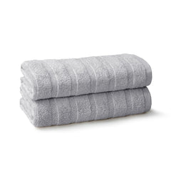 Mytrident Quick Dry 100% Cotton Hand Towel 400 Gsm (Charcoal Grey) - 2 Pcs
