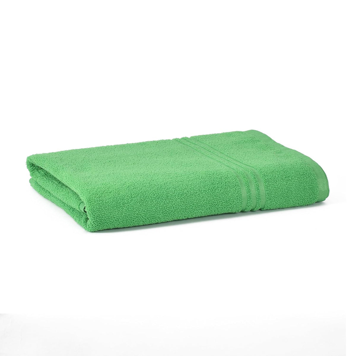 Cotton Bolls Textiles Soft Fabric Bath Towels 250 Gsm Large Size Soft & Absorbent 1 Piece Bath Towel For Men/Women In Daily Use (Green)