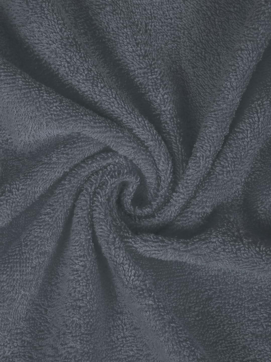 Cortina Cotton Ultra Soft 2 Bath & 2 Hand Towel 1400 Gsm (Grey) - 4 Pcs