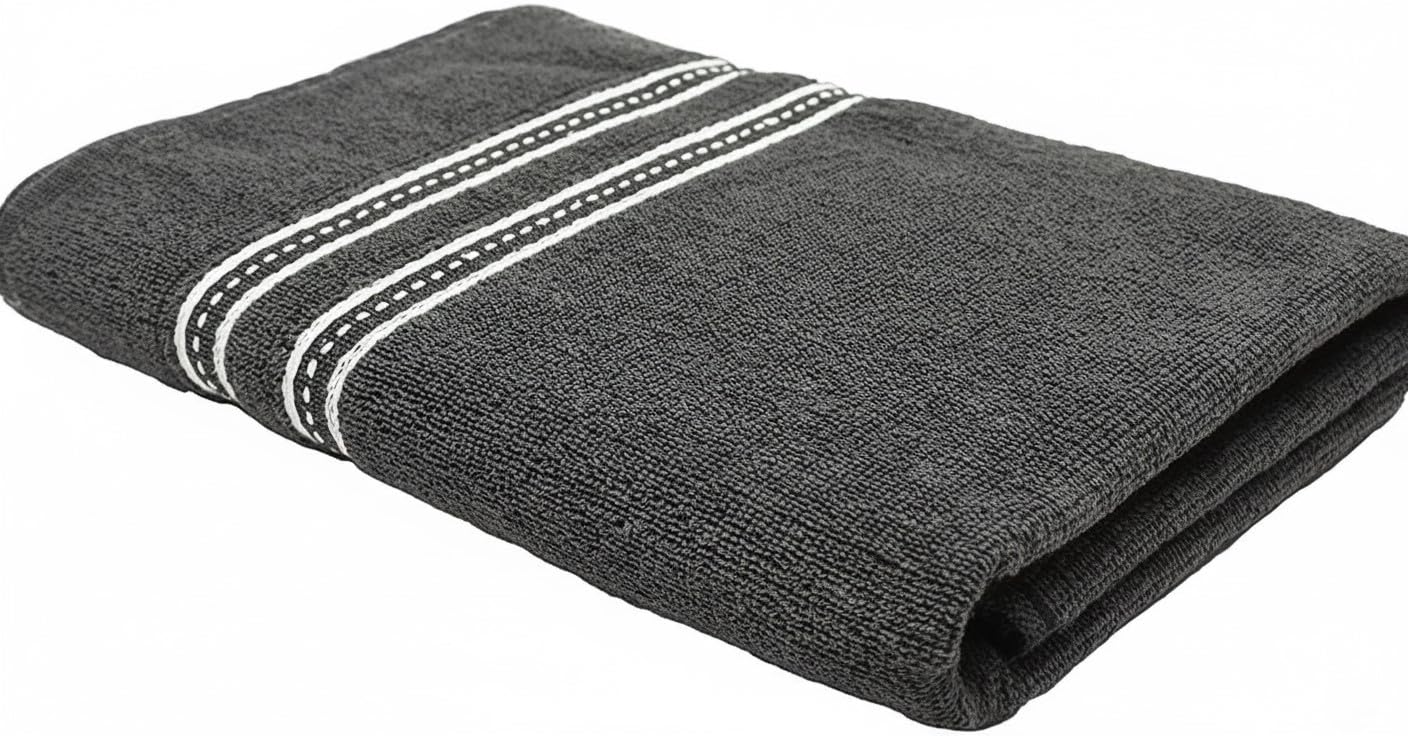 Lavone Premium Cotton Bath Towels 450 Gsm (Dark Green) - Pack Of 1