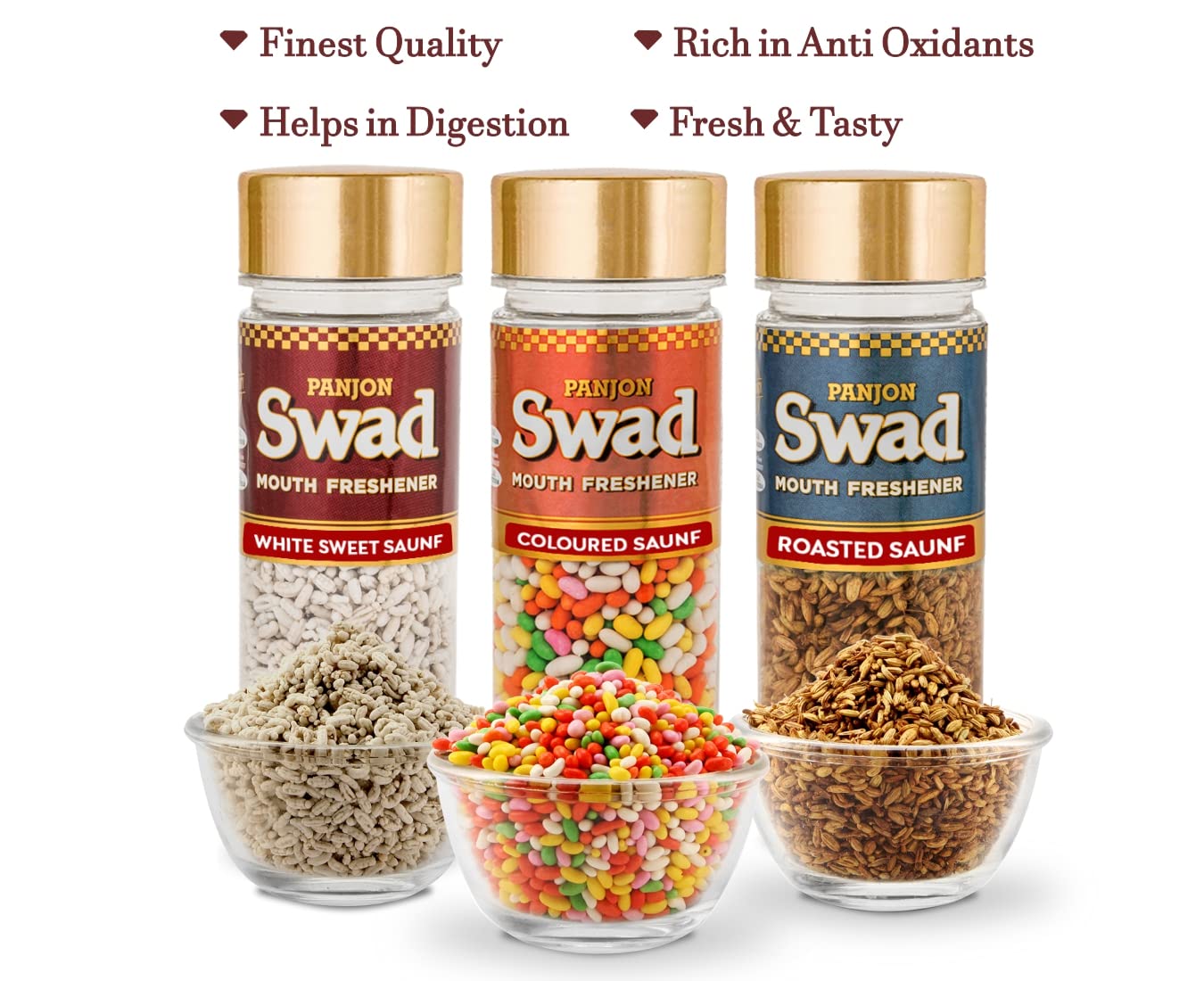Panjon Swad Mouth Fresheners Big Combo Pack 9 Bottles