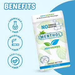 Herbal Cigarettes For Smoking | Mint, Clove Flavoured King Size Herbal Smoke Sticks Pack Of 40 - Tobacco Free & Nicotine Free