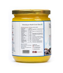 100% Pure Himalayan A2 Desi Badri Cow Ghee By Kudej | Rich In Nutrients Healthy Desi Ghee Helps To Boosts Immunity | (500ml) 16.9 Ounce | Jar Pack