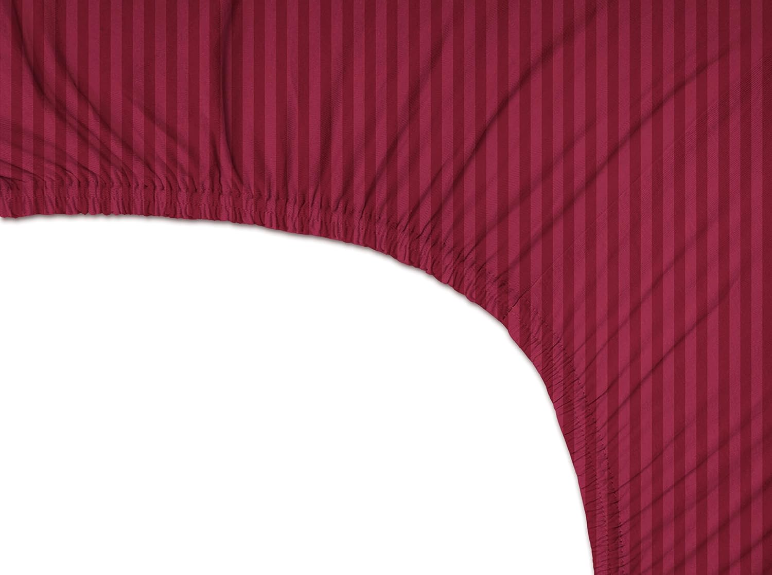 1 Double Bedsheets With 2 King Size Pillow Covers - 72 X 78 +10 Inches, Maroon | Double Bed With All Around Elastic Super Soft Breathable & Wrinkle Free