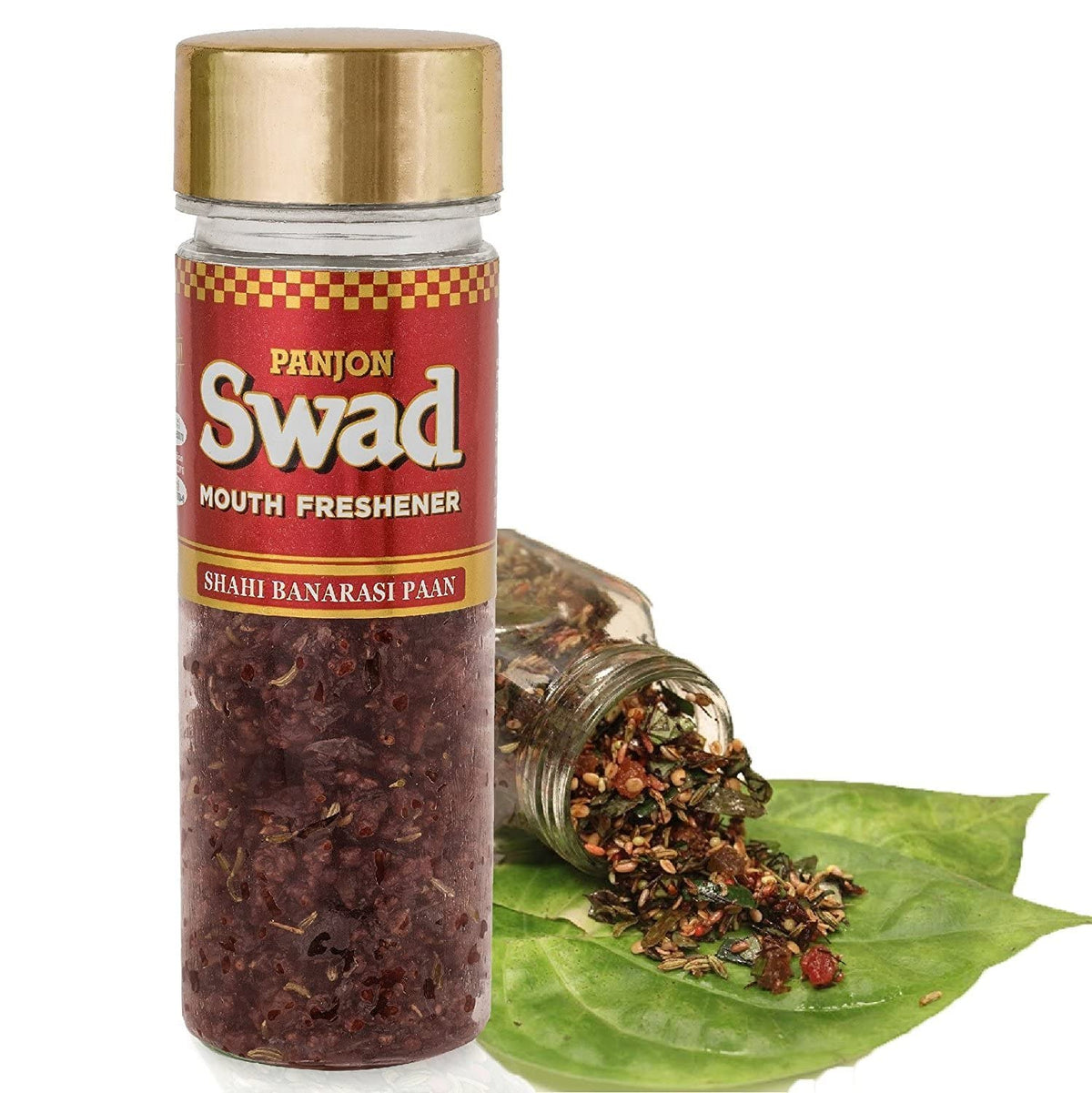 Panjon Swad Banarasi Paan Mukhwas 100gm, Bottles | After-Meal Snack