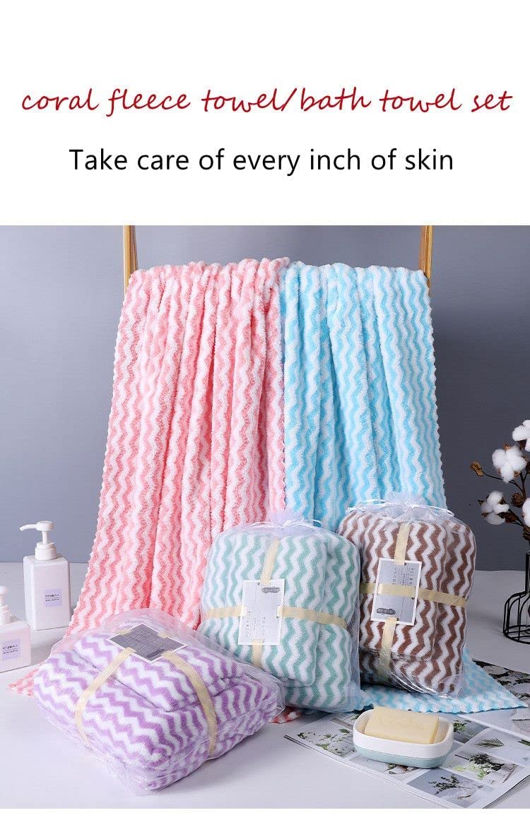 Homecloud Ultra Soft 300 Gsm Bath Towel Set | 3x Softer Than Cotton Towels | Highly Absorbent & Ultra Fast Dry | Set Of 2 (1 Bath + 1 Face Towel)