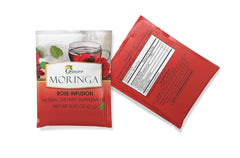 Grenera Moringa Rose Infusion Tea - 25 Tea Bags | Herbal Dietary Supplement - Caffeine Free, Non-GMO, Gluten Free, Staple Free