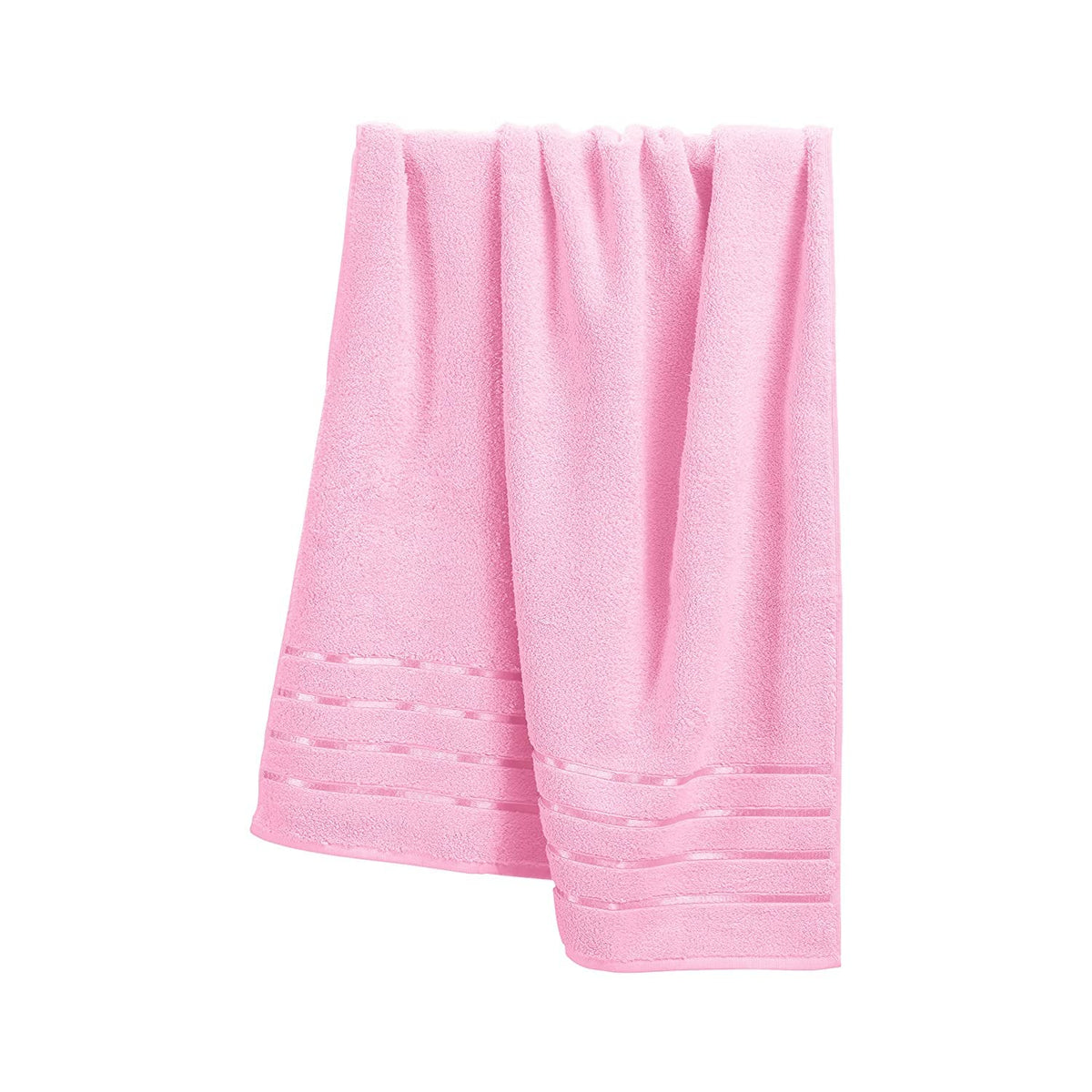 Lrsdaa A New 100% Cotton Bath Towels 500 Gsm | Super Absorbent & Soft Bath Towel For Men & Women (Pink)