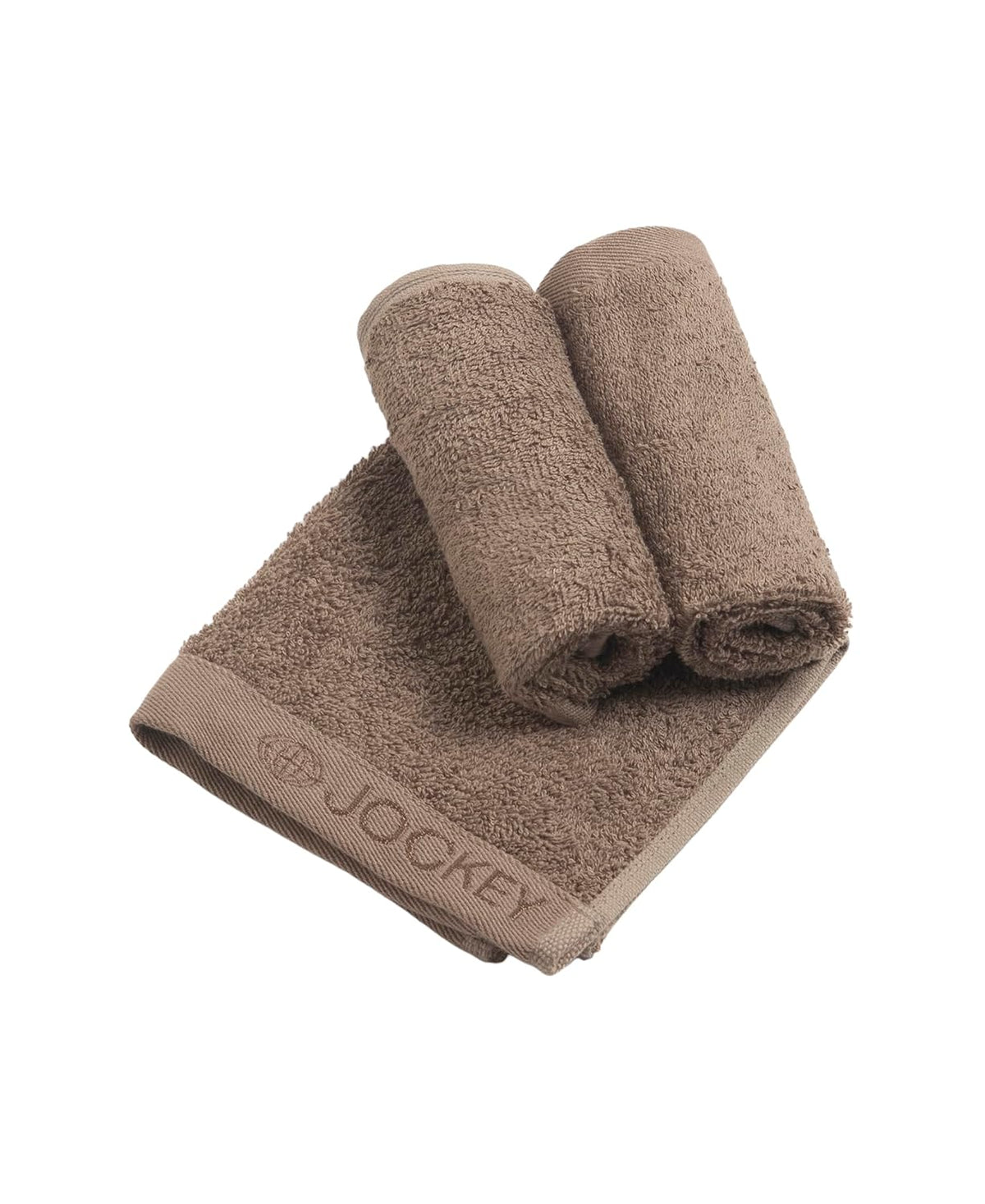Jockey T361 Men'S Bamboo Cotton Face Towel 450 Gsm | Blend Terry Ultrasoft & Durable With Natural Stayfresh Properties Face Towel (Pack Of 3) - Desert Taupe