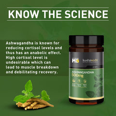 Muscleblaze Koshaveda Ashwagandha 500mg Ayurveda For Performance, Ayush Approved, High Strength Potent Formula, Boost Muscle Mass & Strength, Enhance Immunity | 60 Tablets 100gm 0.2lbs