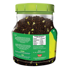 Vikram Elaichi CTC Tea Leaf - 500gm Jar, 17.6 Ounce | Enriched With 100% Natural Ground Cardamom - Refreshing & Aroma Chai Patti | No Added Essence, Caffeine Free