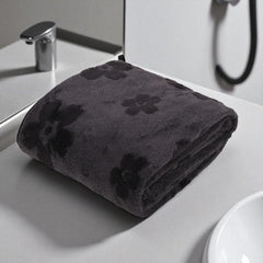 Hanker Ultra Luxury Large Size Plush Bath Towel 500 Gsm | Blossom Super, Very Soft On Skin, Luxurious Fabric, Pure Polyamide Bath Towel (Dark Blue)