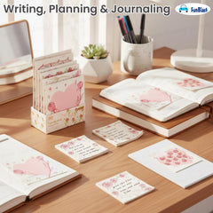 Morning & Rose Sticky Notes –200 Sheets Kawaii Memo Pads | Notes For Study, Writing, Planning