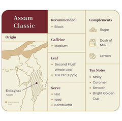 McLeod Russel 1869 Assorted Teas Combo - Pack Of 4 X 50gm, 1.7 Ounce Each, 80+ Cups | Masala Chai+ Assam Classic+ Earl Grey+ English Breakfast Black Teas - Festive Gifting Set