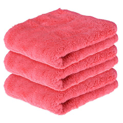 Kuber Industries Cleaning Towel 450 Gsm | Reusable Cleaning Cloths For Kitchen, Duster, Cleaning Towel (Dark Pink) Pack Of 3