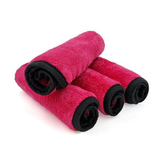 Softspun Microfiber Super Soft Hand & Face Wipes 300 Gsm Towel Set - 4 Piece (Pink)