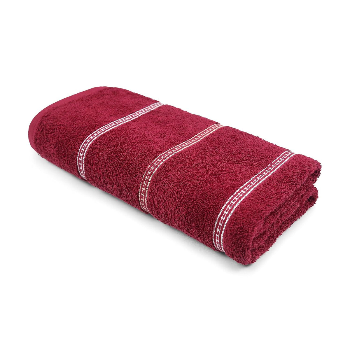 Mytrident Bath Towel Urban Comfort 450 Gsm | 100% Cotton Bath Towel (Rosie Wine)