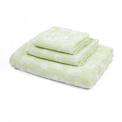 Doctor Towels, Banana Floral Towel Set Of 3-1 Bath Towel, 1 Hand Towel, 1 Face Towel, Super Soft & High Absorbency Towels For Sensitive Skin, Quick Dry Towels Large Size (Green)