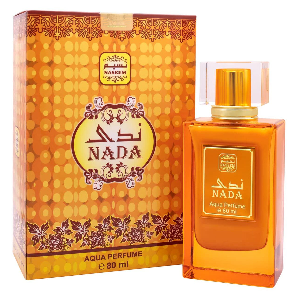 Naseem Nada Aqua Perfume Extrait De Parfum 80ml 2.7 Fl.oz. Alcohol Free | Unisex Fragrance