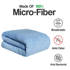 Urbanleaf Microfiber Large Bath Towel Quick Dry Super Absorbent Bath Towel | Towel For Bath, Travel, Gym, Beach, Pool & Yoga (Blue)