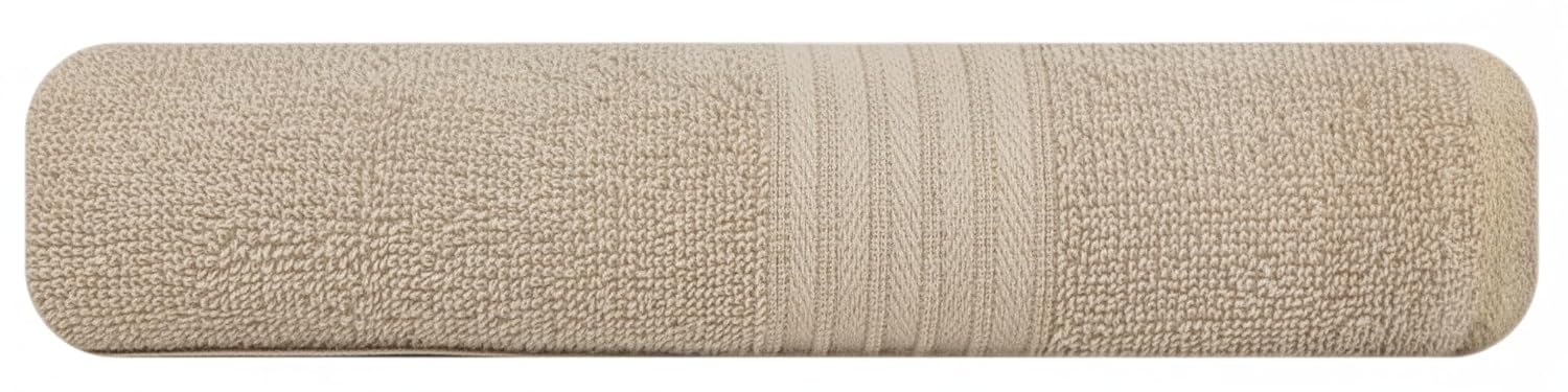 Ojalika Fashion Polycotton Large Size Bath Towel 450 Gsm | Quick Dry, Soft Absorbent Bath Towel (Beige)