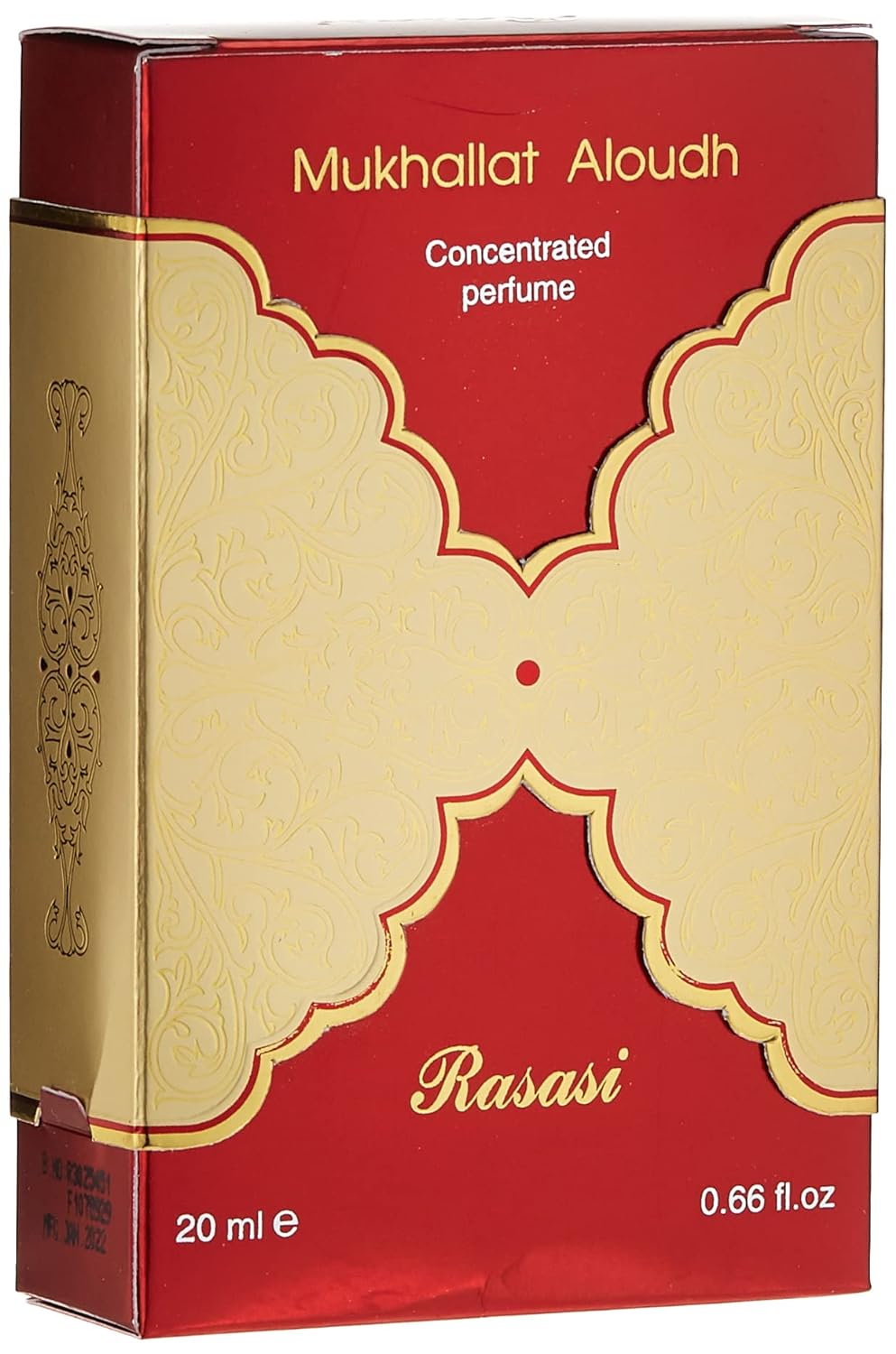 Rasasi Mukhallat Aloudh Concentrated Perfume Oil 20ml 0.6 Fl.oz. Unisex Fragrance | Long Lasting | Alcohol Free