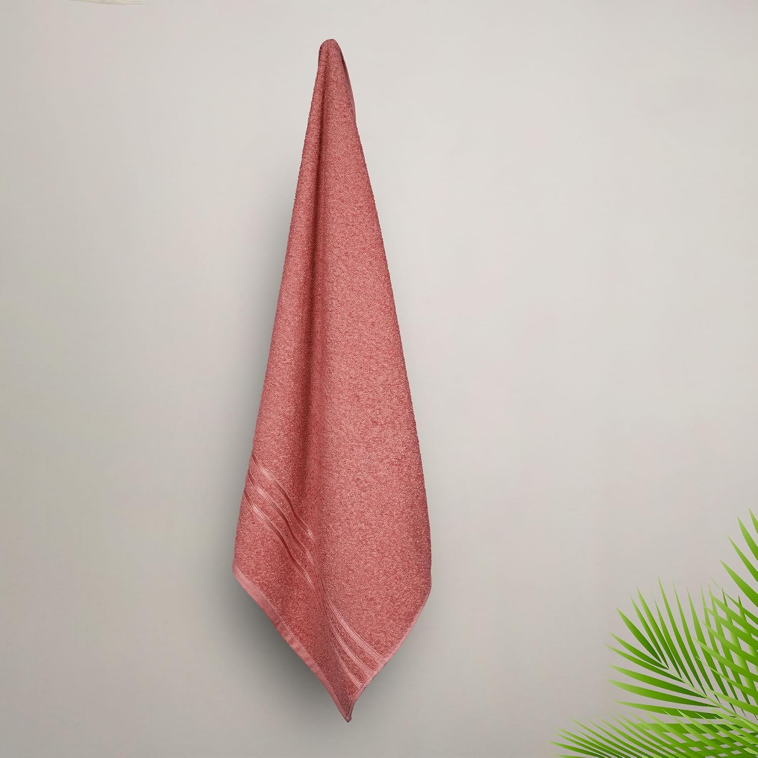 Mytrident 100% Cotton Bath Towel 400 Gsm | Comfort Living Quick Drying Travel Friendly | For Men & Women Large Size (Apple Red)