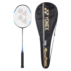 Yonex MUSCLE POWER 22 LIGHT Strung Badminton Racquet, 4U-G5, Colour - Black & Blue, Material - Graphite