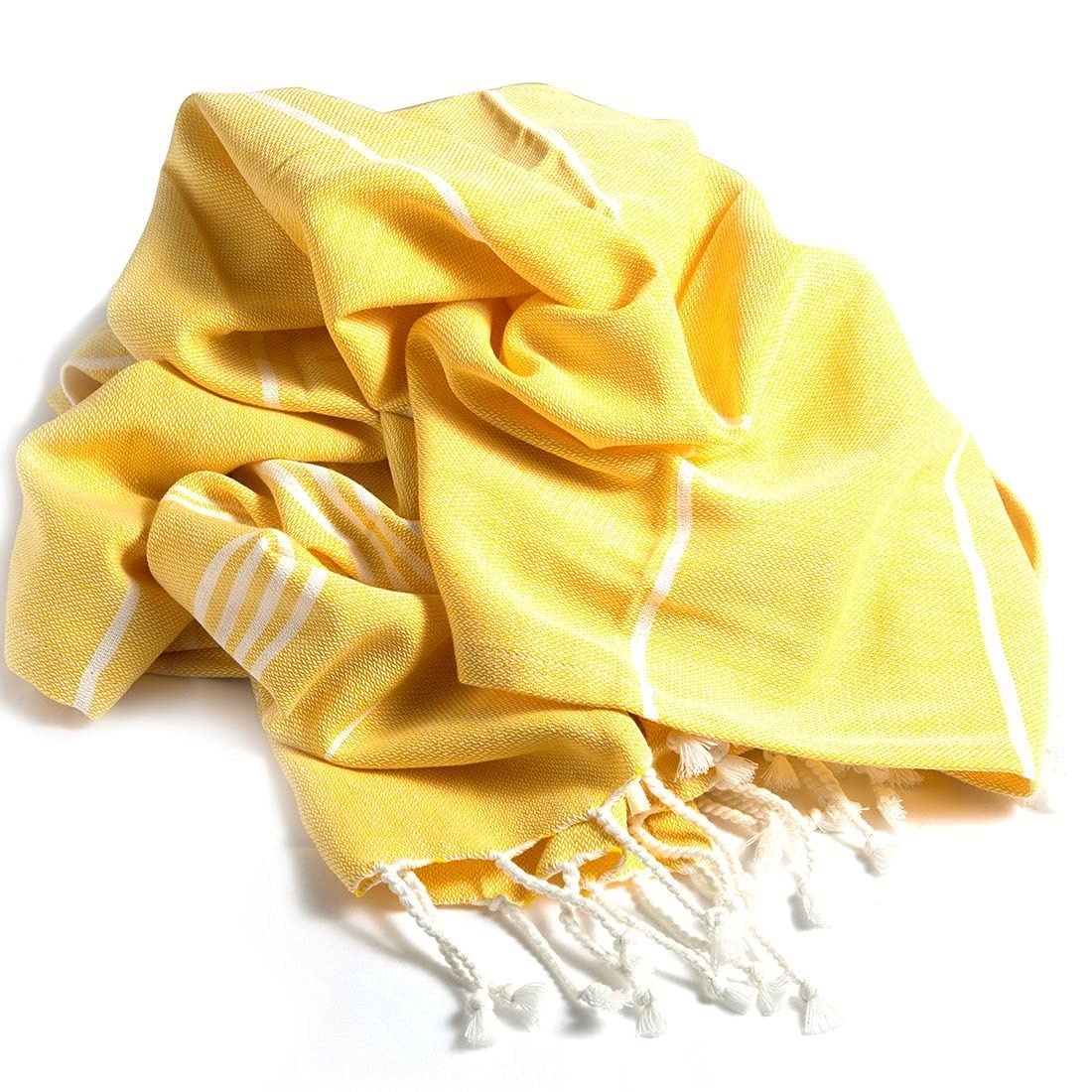 Rosslyn Bath/Beach Towel 350 Gsm | Ultra Soft, Absorbent & Quick Dry Bath Towel (Yellow)