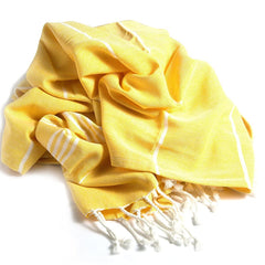 Rosslyn Bath/Beach Towel 350 Gsm | Ultra Soft, Absorbent & Quick Dry Bath Towel (Yellow)