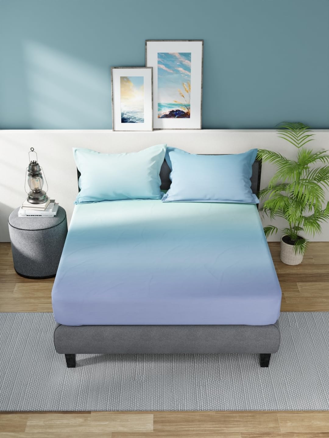 Super Soft 100% Cotton King Bedsheet With 2 Pillow Covers - 92 X 110 Inches, Multicolor | Super Soft Touch & Feel Every Time | Skin Friendly Prints
