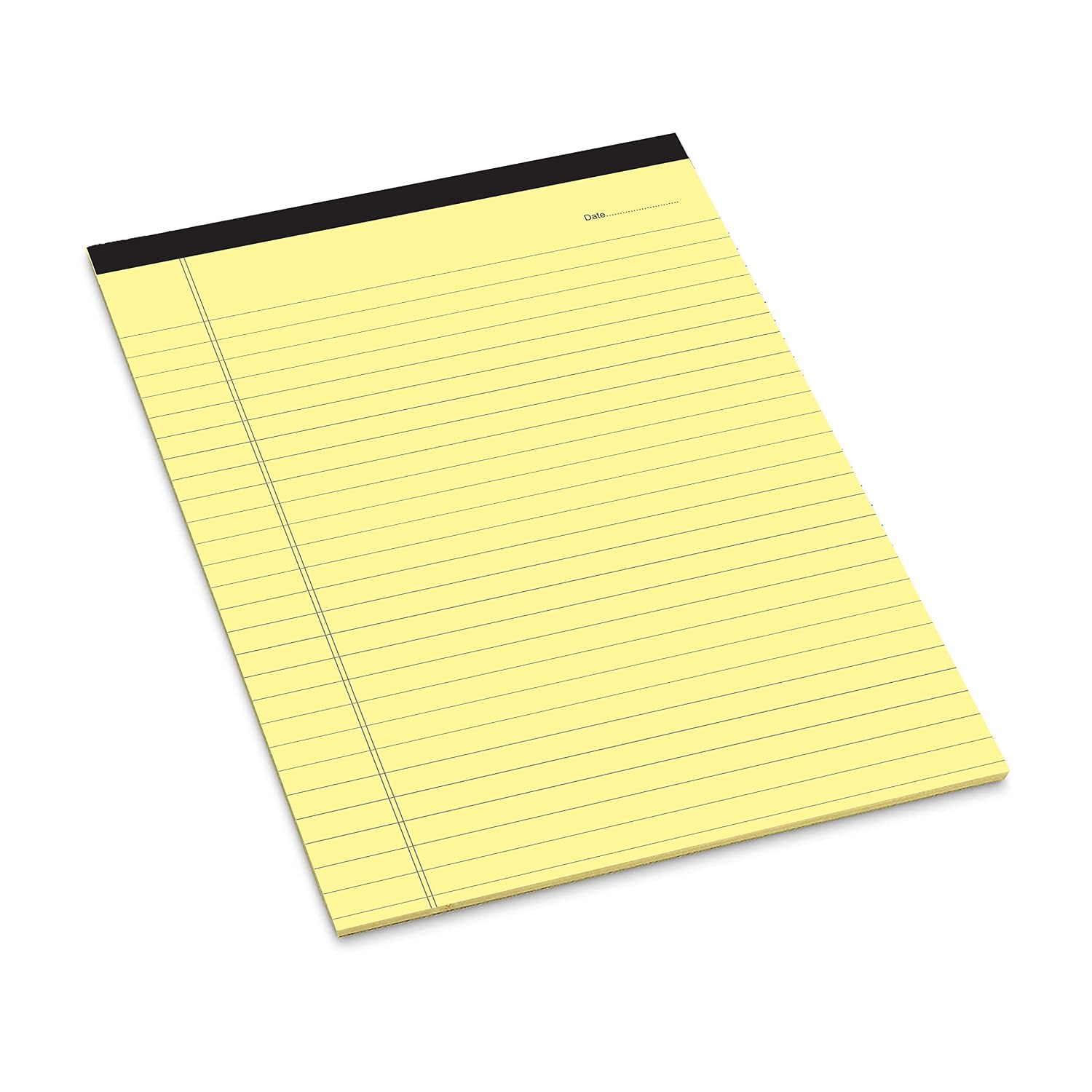 Office Notepads, A4 Size Legal/Wide Ruled, Colours Writing Office & Memo Pads (Yellow) Pack Of 1