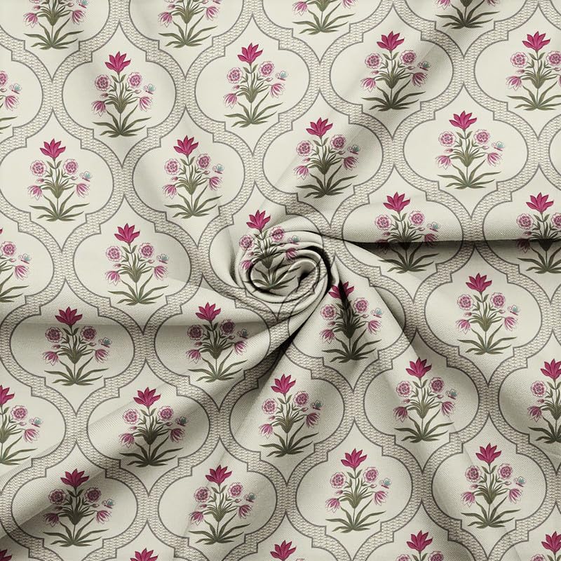 Single Bedsheet With 1 Pillow Covers - 60 X 90 Inches, Almond | 180 Thread Count-Super Soft Premium Brushed Glace Cotton Bedsheet, Breathable & Wrinkle Free