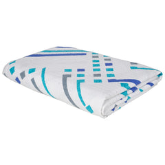 Zahya 100% Cotton Large Size Bath Towels 1400 Gsm - Pack Of 4 | Mixed Color Print