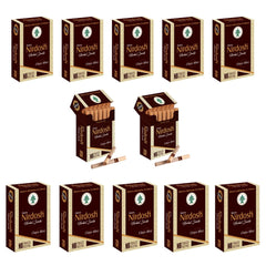 Herbal Cigarette Rolled In 100% Organic Natural Paper & Made With Herbal Ingredients - Pack Of 12X 20 Cigarettes | Clove Mint Flavored Tobacco Free & Nicotine Free Herbal Smoke
