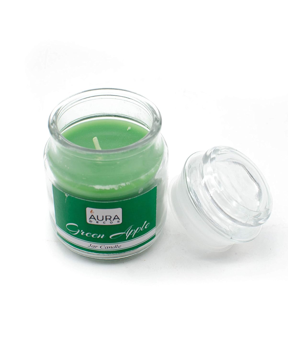 GREEN APPLE FRAGRANCE JAR CANDLE | PARAFFIN WAX | PERFECT FOR FESTIVE HOME DECOR