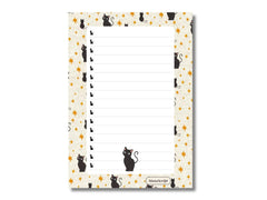 A5 Notes/To Do List Notepad, Beautiful Daily Checklist Pad, Tear-Off Sheets (Black Cat) Pack Of 1