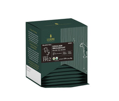 Luxmi Estates English Breakfast Black Tea Blend - 30gm, 1.05 Ounce, 15 Tea Bags | USDA Organic Certified Tea - Darjeeling & Assam Tea | Smooth, Flavorful, Robust, Caffeinated Black Tea