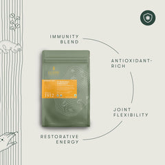 Luxmi Estates Turmeric Timeout Spice Herbal Tea - 250gm, 8.8 Ounce | USDA Certified Organic Herbal Tea - Caffeine Free Herbal Tea | Made With Turmeric, Ginger, Cardamom, Black Pepper